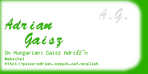 adrian gaisz business card